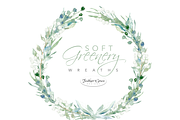 Watercolor Greenery & Wreaths, an Illustration by Feather Grace Designs (Thumbnail 9 of 11)