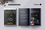 Luxury Watch Brochure | Canva, a Brochure Template by ArtisticLand (Thumbnail 1 of 11)