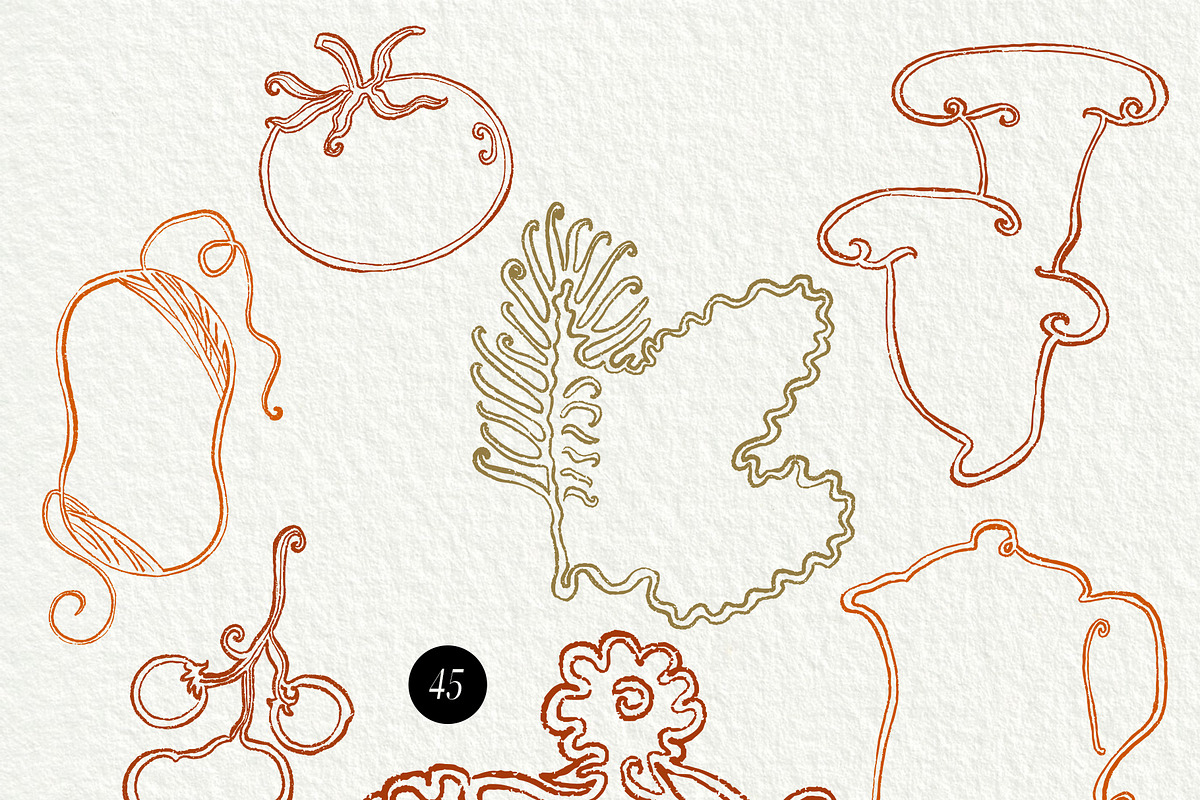 Whimsical Autumn Curly Frames, an Object Graphic by divanovskaya_nv (Photo 9 of 12)