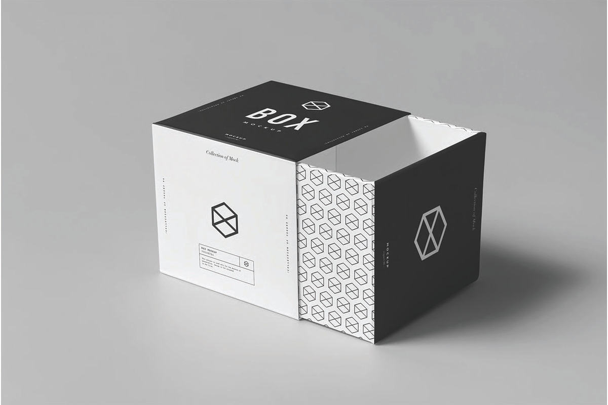 Box Packaging Mockup, a Packaging Mockup by DesignRushMarket (Photo 1 of 2)