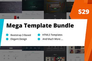 17 Bootstrap 3 Templates Bundle