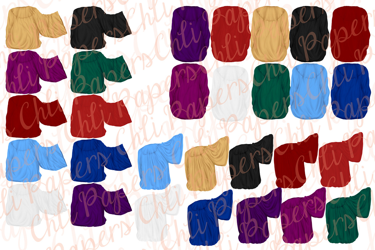 Graduation Clipart,Graduation gowns, an Education Illustration by chilipapers (Photo 2 of 5)