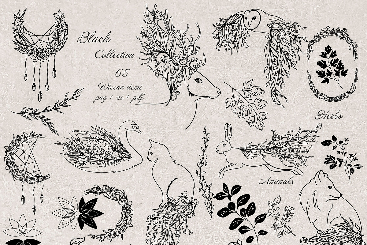 GREEN WITCH YOGA Line Art BUNDLE, a Graphic by ArtOLB (Photo 4 of 13)