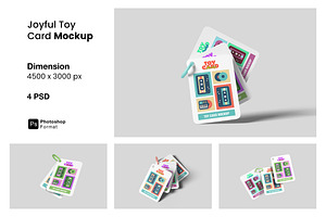 Joyful Toy Card Mockup