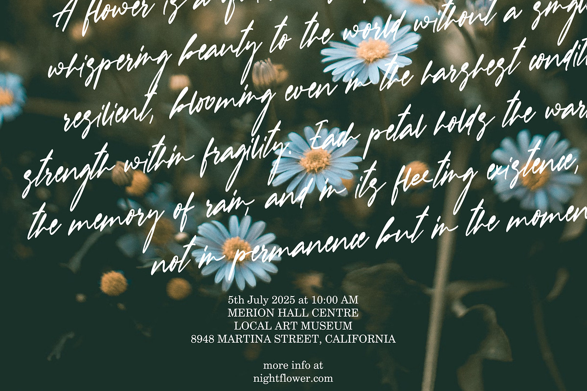 Belle Papillon - Handwritten Font, a Handwritten Font by VASTARD STUDIO (Photo 3 of 12)