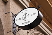 Store Signs Mock-Ups, a Mockup by Graphic Shelter (Thumbnail 6 of 6)