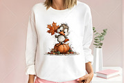 Whimsical Fall Duckling Clipart PNG, a Seasonal Illustration by Canvas Craft (Thumbnail 6 of 10)
