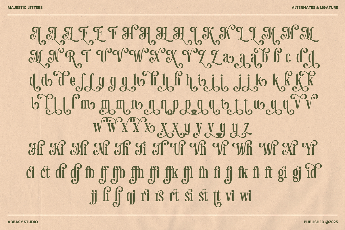 Majestic Letters - Elegant Timeless Display Serif