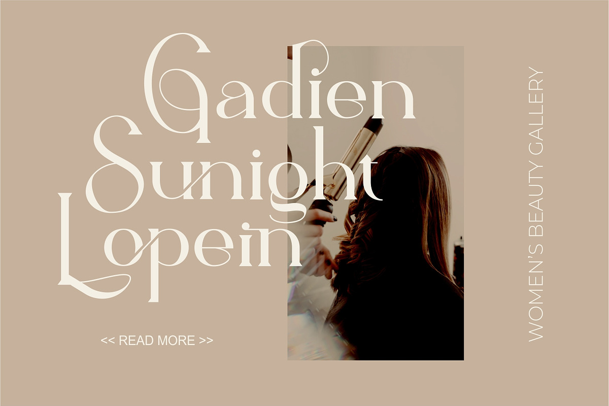Ballein feminine serif font, a Serif Font by suhadidesign (Photo 9 of 12)