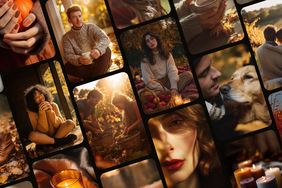 Cozy Autumn Stock Photo Bundle, a Person Photo by Serenefeeling (Photo 25 of 26)