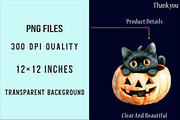 Dreamy Cute Halloween Clipart, an Illustration by SinaCreation (Thumbnail 4 of 5)