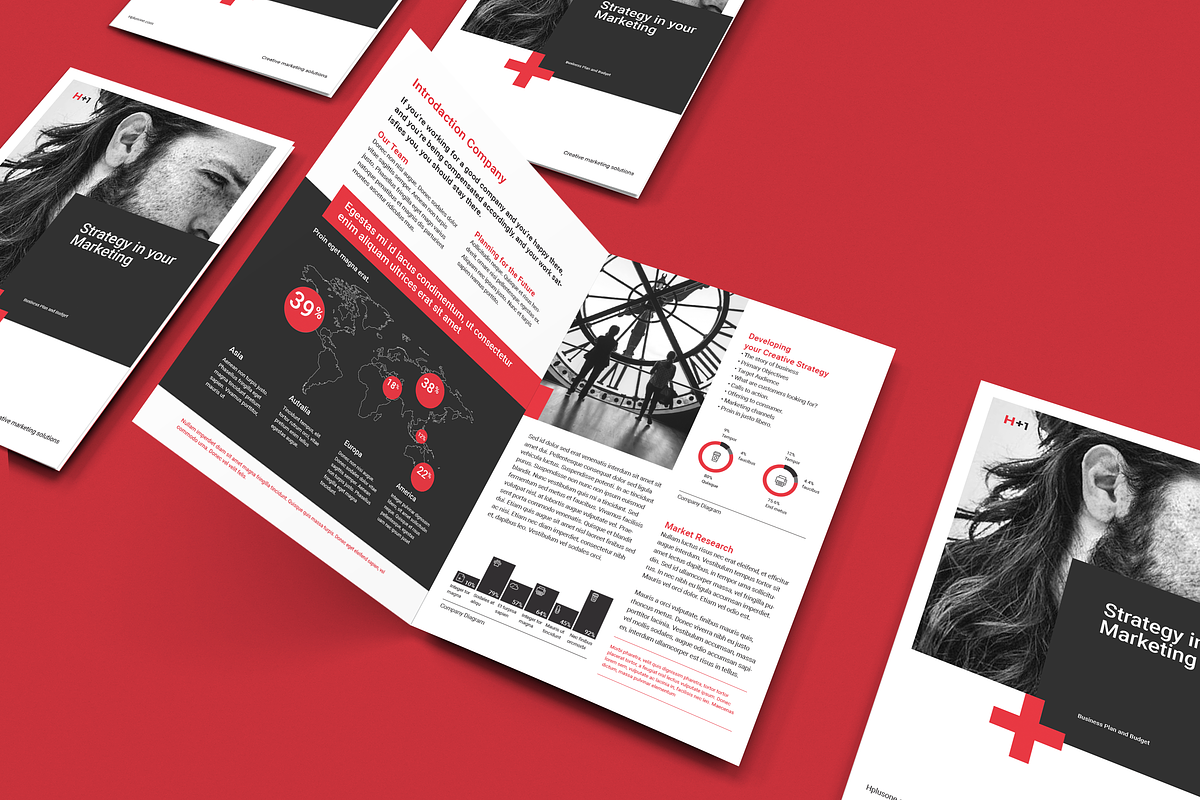 Business Bifold Brochure, a Brochure Template by BOXKAYU (Photo 2 of 6)