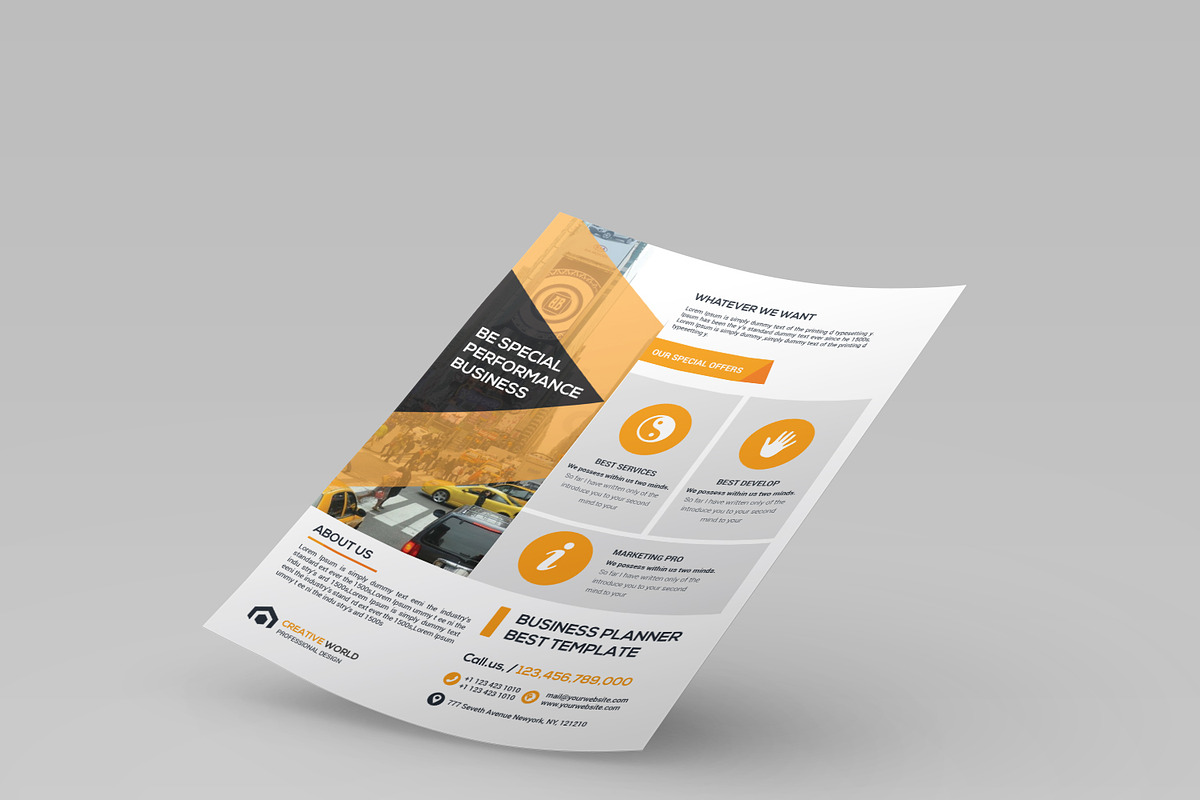 Flyers, a Flyer Template by Genereux Art (Photo 4 of 4)