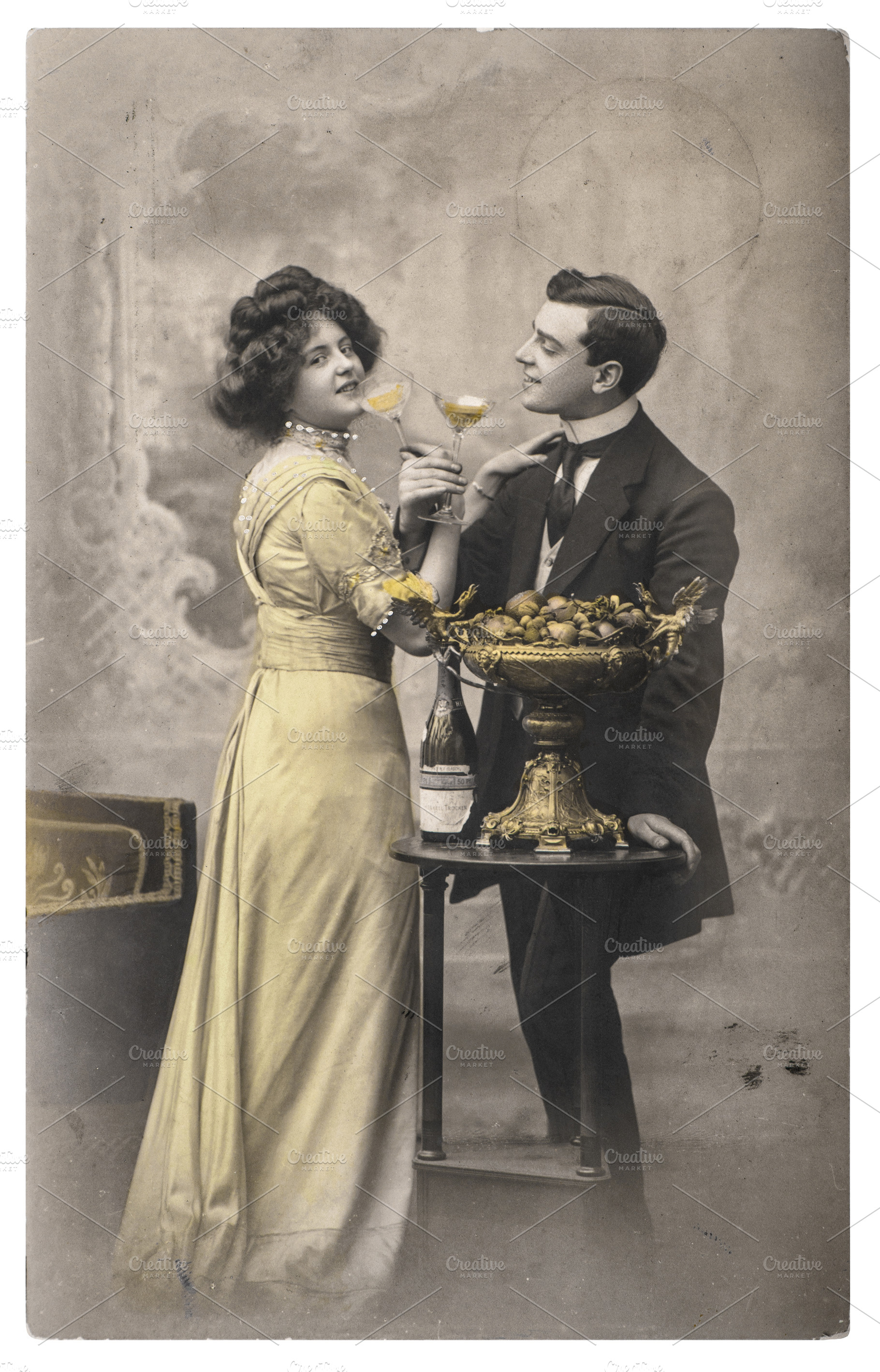 Young couple in love celebrated bott, a Holiday Photo by LiliGraphie