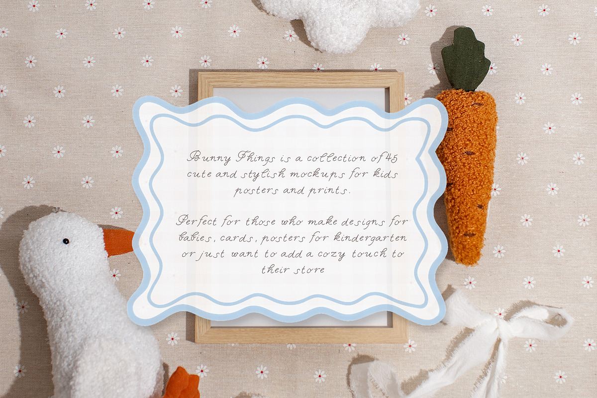 Bunny Things 45 Frame & Card Mockups, a Product Mockup by Muse Mockups (Photo 2 of 16)