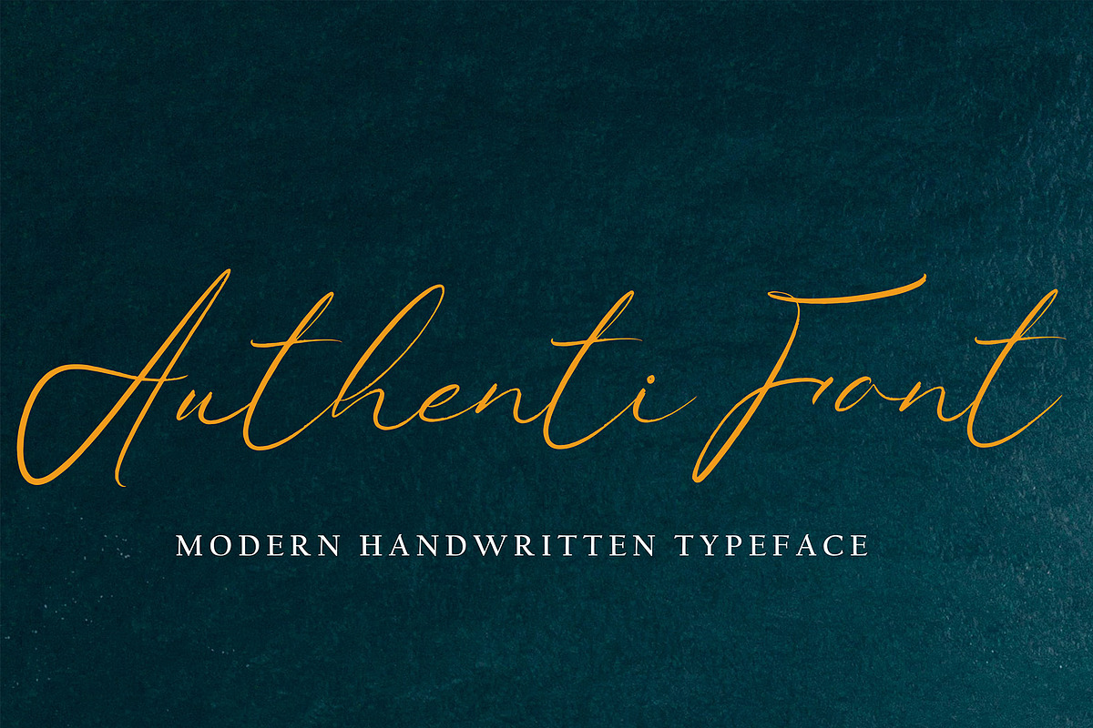 Authentipa, a Handwritten Font by pineungtype (Photo 4 of 7)