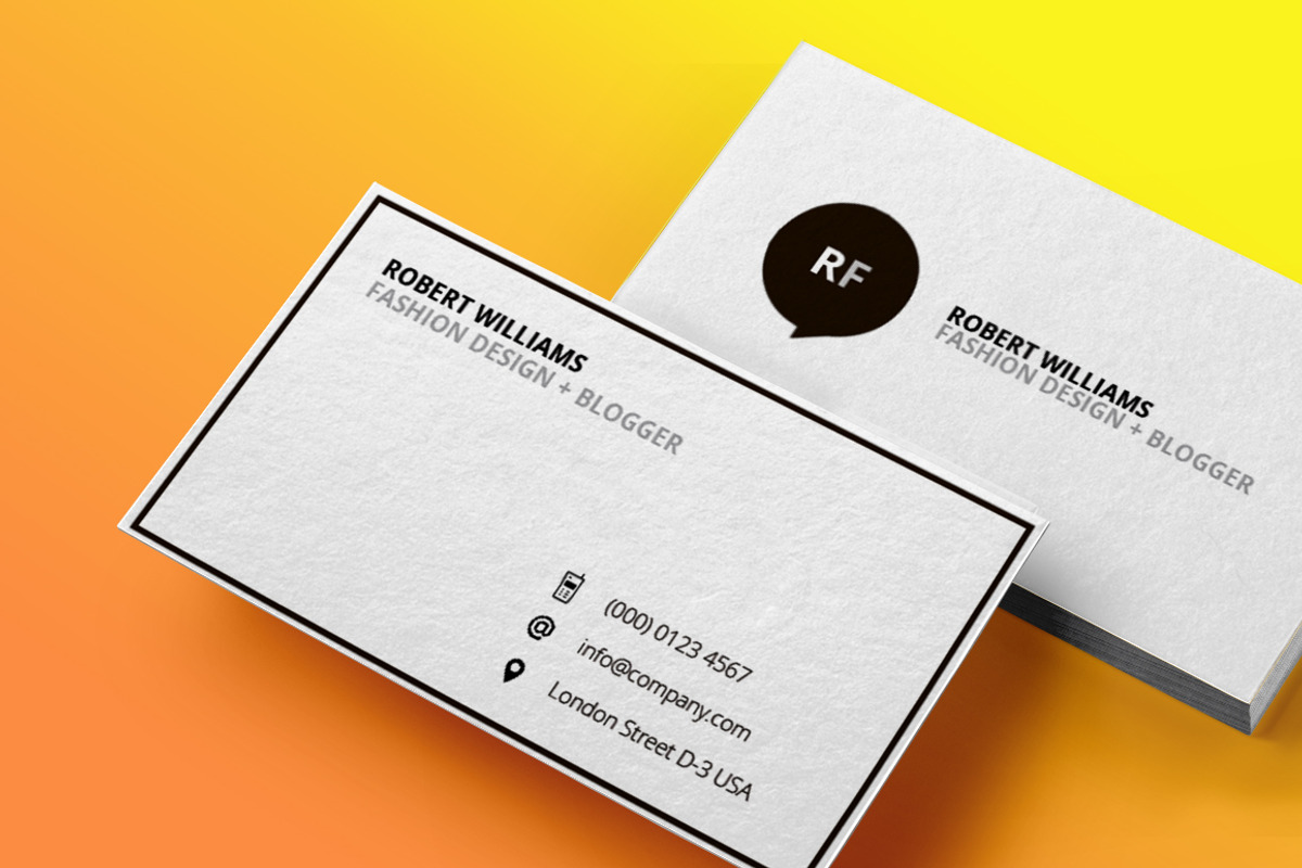 Business Card - Williams, a Business Card Template by 3Angle (Photo 1 of 2)