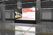 Subway Billboard Advertising Mockup, an Advertising Mockup by Unerispace (Thumbnail 2 of 5)