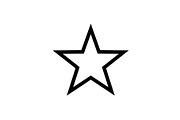 Minimal Black Star Icon Bundle, an Icon by musafir_fashion (Thumbnail 2 of 10)