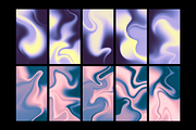 Fluid 4 Retro-Futuristic Backgrounds, a Background Graphic by Katedsgn (Thumbnail 9 of 13)