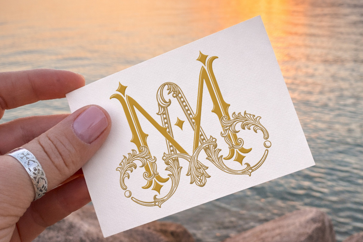 MA AM Wedding Monogram Logo, a Branding & Logo Template by LogoAV (Photo 3 of 6)