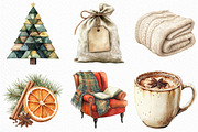 Aesthetic Christmas Clipart, an Illustration by Craft Nest (Thumbnail 2 of 6)