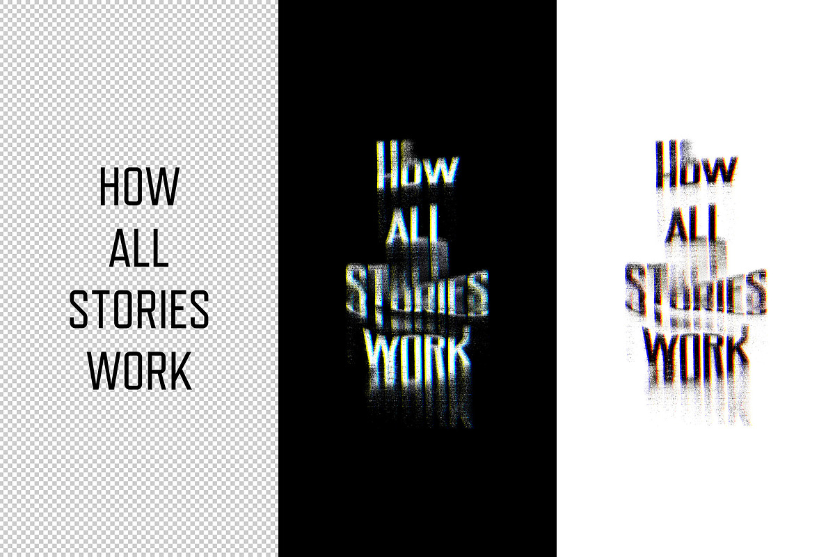 Distortion Text Effects Collection, a Texture Graphic by pixelbuddha.net (Photo 12 of 13)