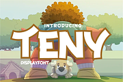 Teny, a Sans Serif Font by twinstd (Thumbnail 1 of 11)