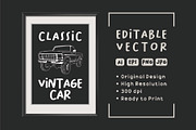 VINTAGE CLASSIC CAR PACKS, a Transportation Illustration by Ngaula Std. (Thumbnail 3 of 3)