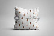 Cute cartoon rabbits with forest, a Pattern Graphic by lindoet23 (Thumbnail 4 of 4)