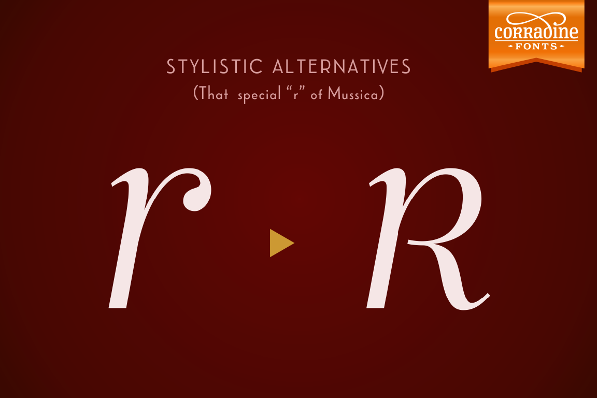 Mussica Italic, a Serif Font by Corradine Fonts (Photo 10 of 12)