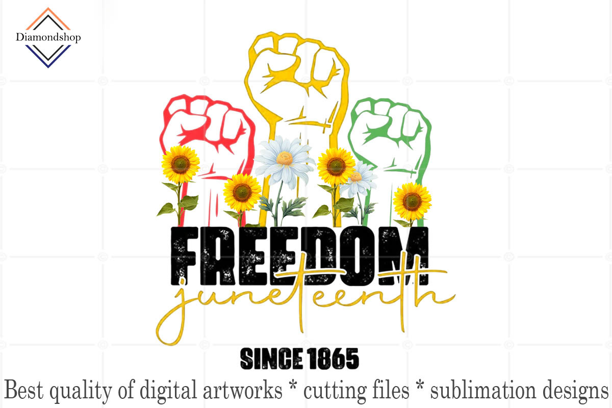 Combo Juneteenth Sublimation Design, a Decorative Illustration by DiamondShop (Photo 14 of 21)