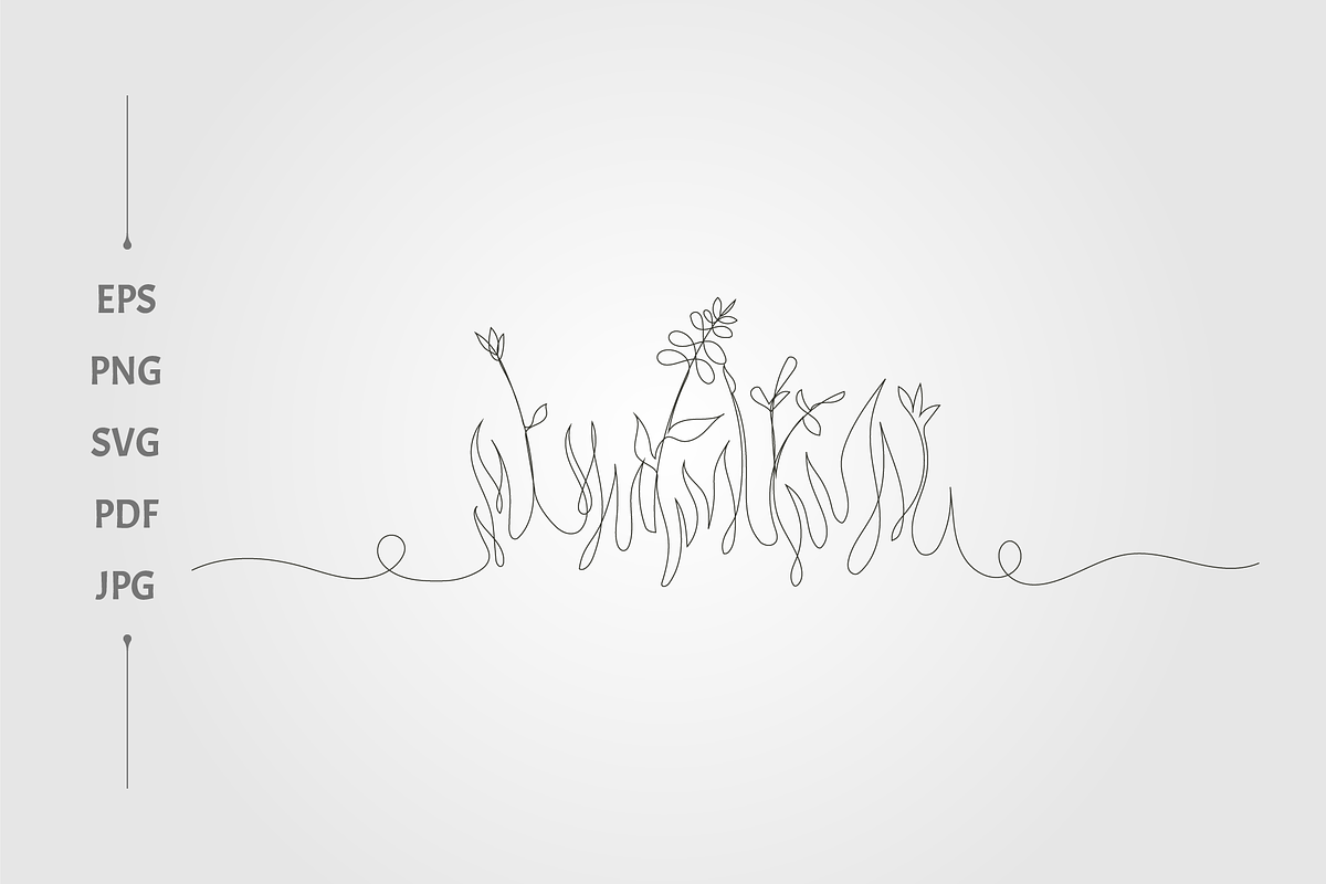 simple botanical nature, an Object Graphic by lawoel (Photo 1 of 3)
