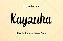 Kayzuha Modern Handwritten Font