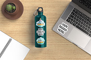 Stainless Steel Water Bottle Mockup, an Advertising Mockup by Rami's Mockups (Thumbnail 6 of 9)