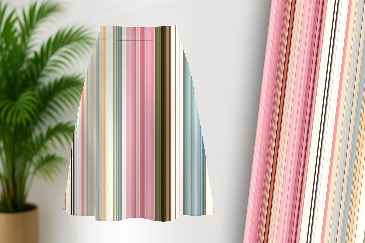 Garden Stripe Seamless Repeat, a Pattern Graphic by Sharon Schwalbe (Photo 4 of 7)
