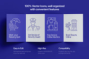 Hotel and Hospitality Icon Set, an Outline Icon by Prosymbols (Thumbnail 2 of 8)