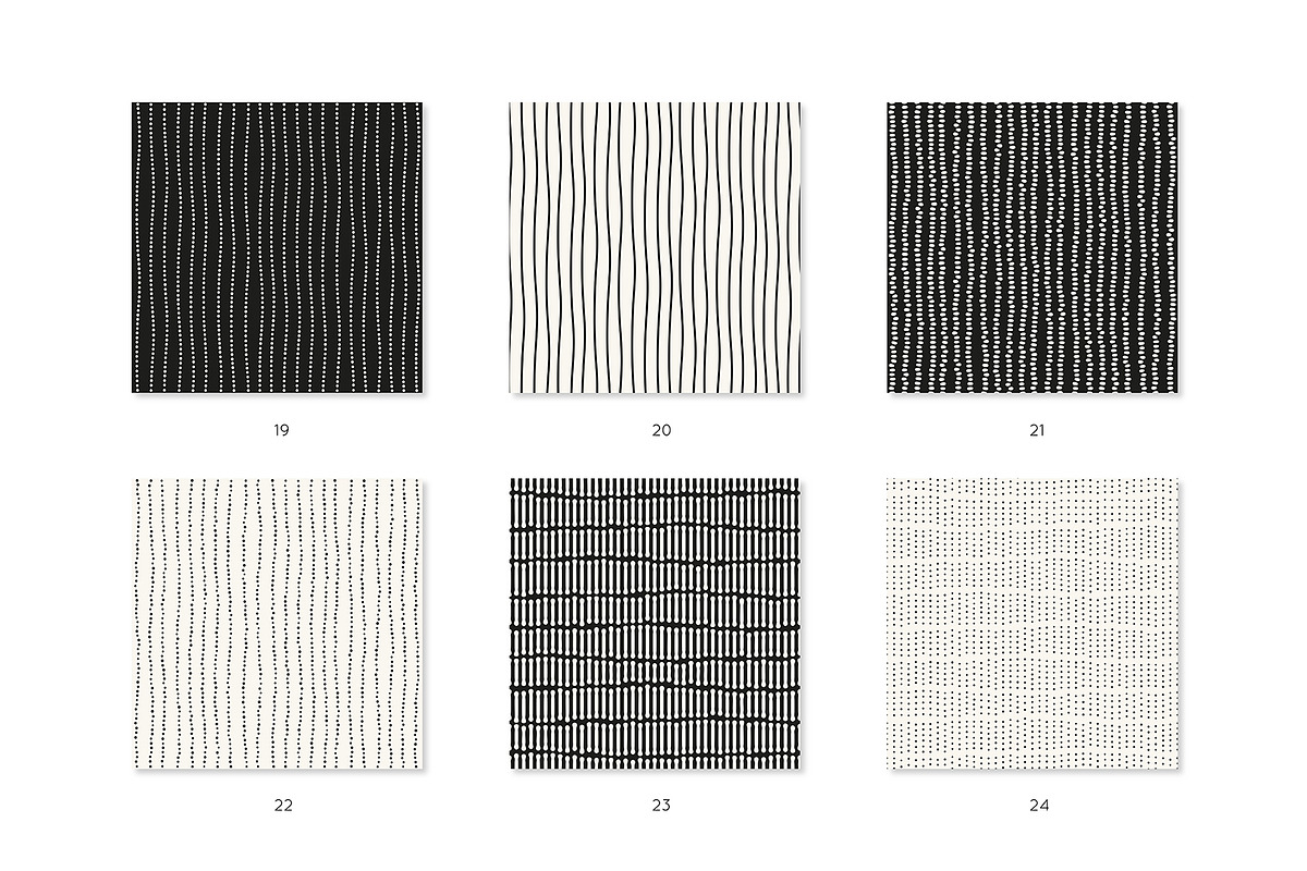 Curvy Seamless Pattern Collection, a Pattern Graphic by Curly_Pat (Photo 5 of 10)