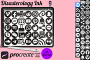 Social Media Marketing Icons Set 2, a Brush Add-On by Disasterology Ink (Thumbnail 1 of 10)