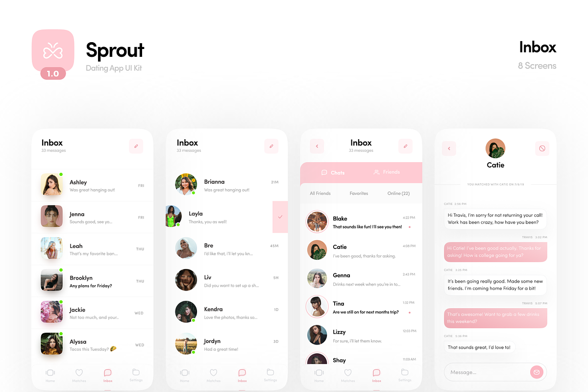 Sprout Dating App UI Kit, an App Template by Defects (Photo 7 of 7)