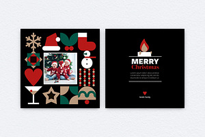 Minimal Graphic Christmas Card