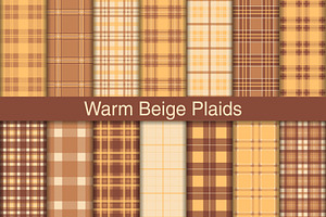 #266 Warm Beige Plaids