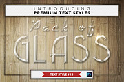 Glass #1 - 16 Text Styles, a Layer Style Add-On by Jonas Stensgaard (Thumbnail 14 of 19)