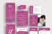 Purple brush watercolor invite, an Invitation Template by Inkpower (Thumbnail 1 of 7)