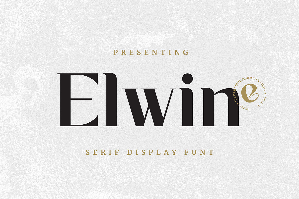 Elwin - Minimal Serif Typeface, a Serif Font by Imoodev (Photo 1 of 5)