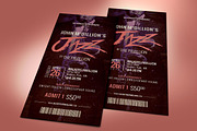Jazz Concert Ticket Template, a Card Template by Godserv Designs (Thumbnail 7 of 9)