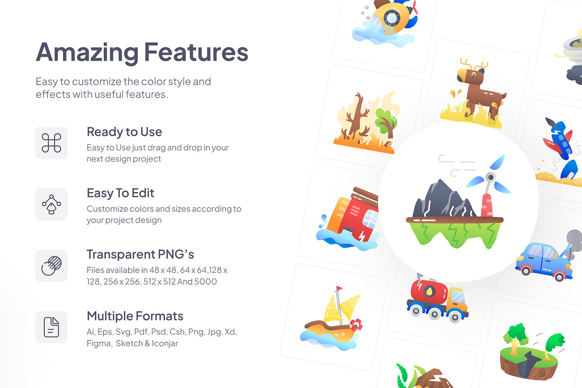 Earthing Flat Icon Collection, a Duotone Icon by Prosymbols (Photo 2 of 8)