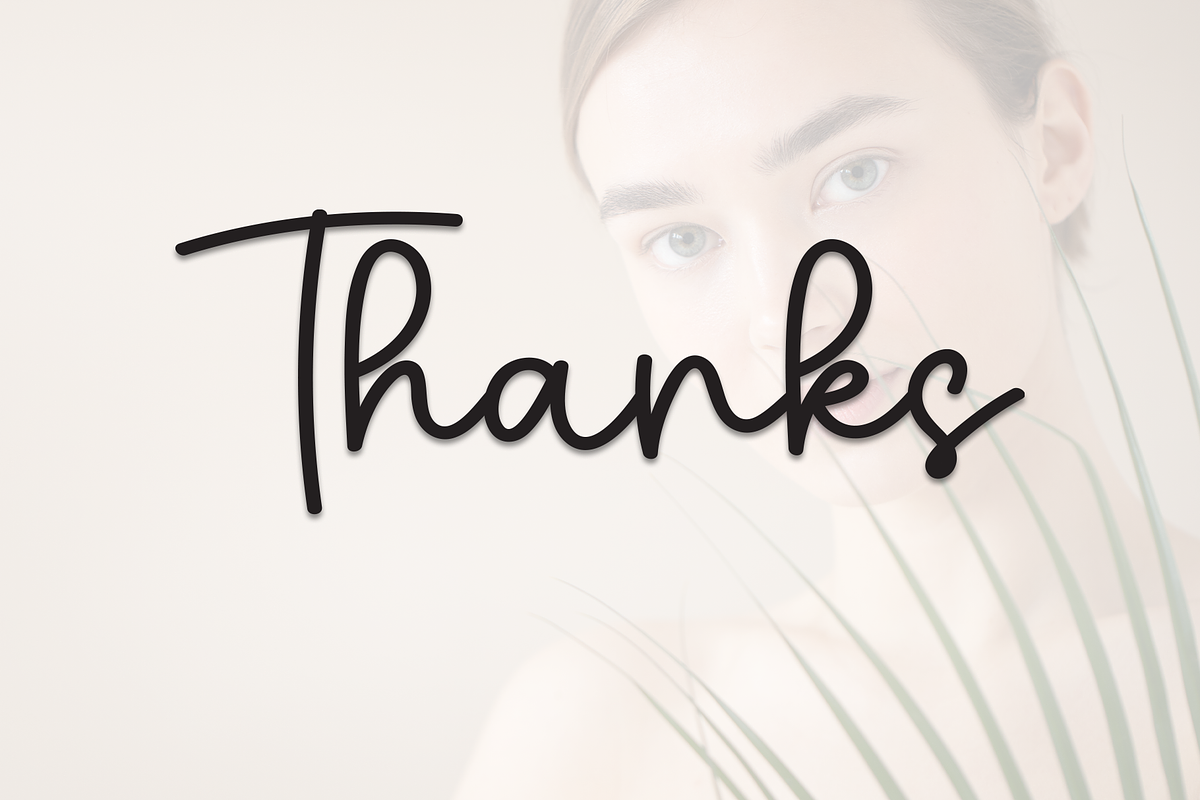 Simple Beauty | Script Font, a Handwritten Font by Scratchones (Photo 8 of 8)