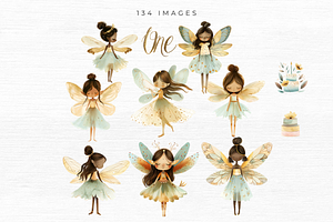 Fairy Garden Clipart, 134 PNG