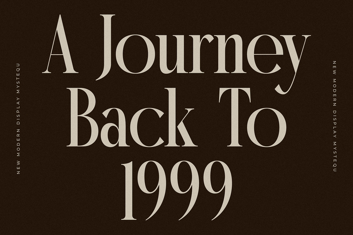 Mystequ New Modern Display, a Serif Font by Storytype Studio (Photo 5 of 15)